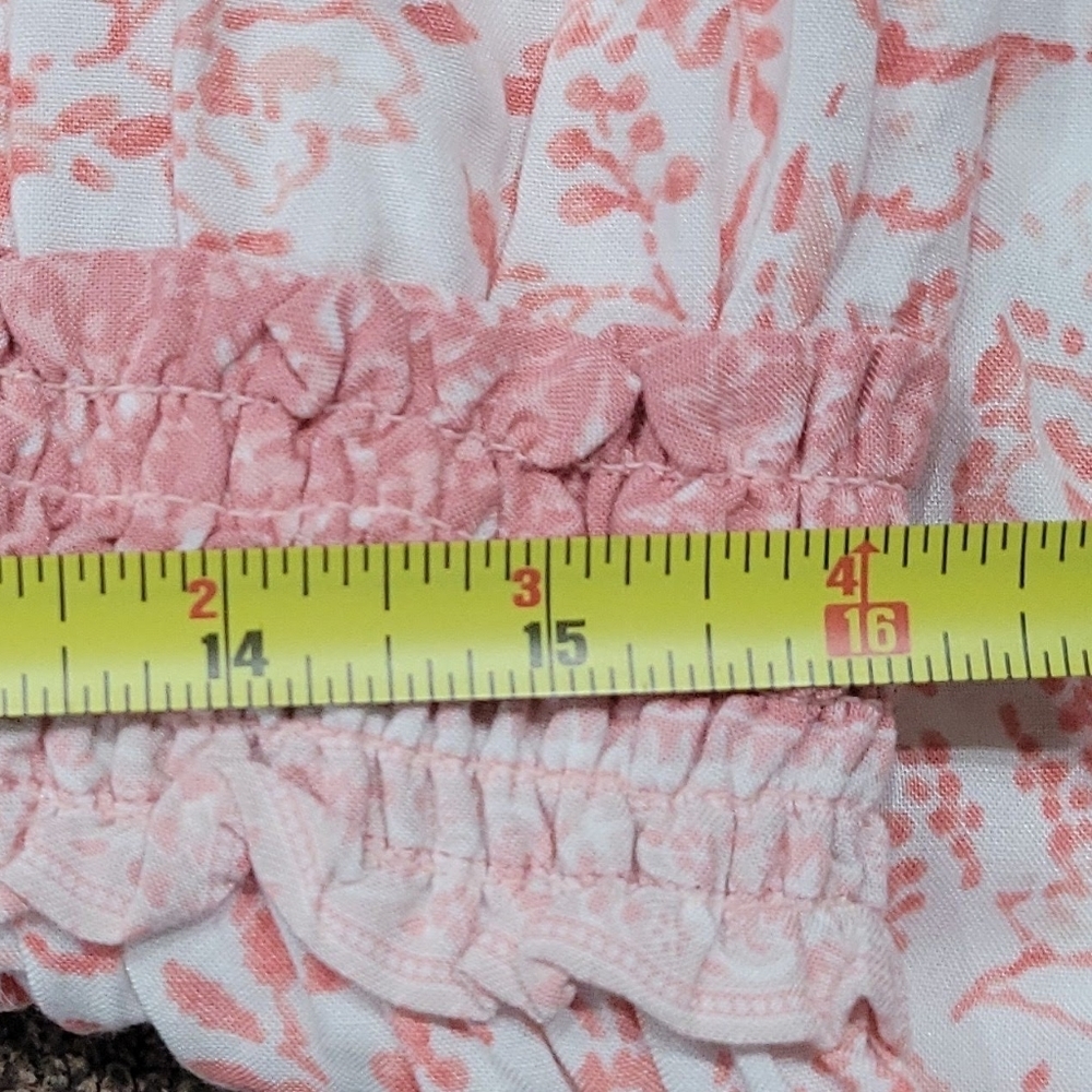 C&C California Soft Floral Midi Sundress – Pink & White Lightweight Summer Dress - Picture 10 of 10